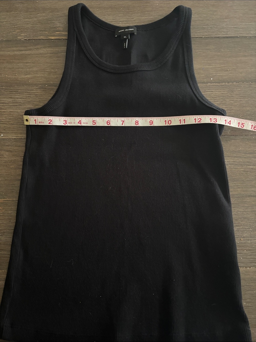 Marc Jacobs Black Ribbed Tank - Picture 4 of 4